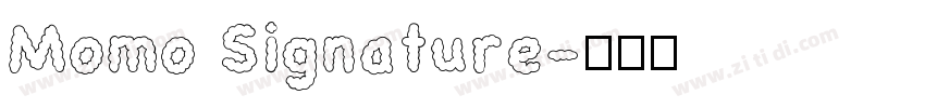 Momo Signature字体转换